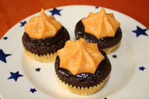 Chocolate Peanut Butter Cupcakes