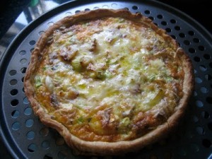 Leek Goats Cheese Tart