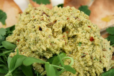 Lime and coriander hummus 