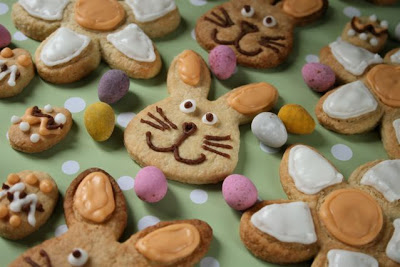 easter cookies with paté sablée