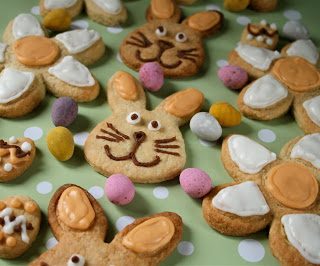 easter cookies with paté sablée