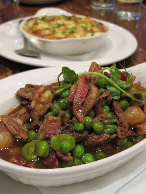 Food Served at Cadogan Arms Chelsea