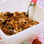 Coconut Granola with Cherry