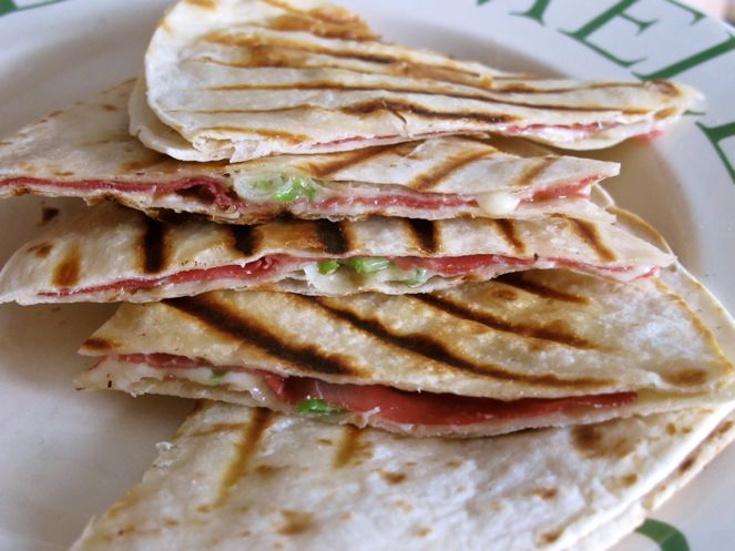 Quesadilla Beef Quesadillas with bresaola