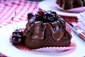 Cherry Coke Cake in Kugelhopf Mould