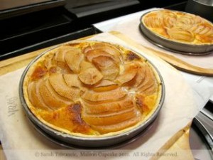 Pear Tart at Raymond Blanc Cookery School at Le Manoir