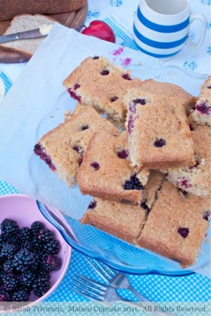Blackberry Blondies (Gluten Free)