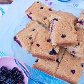 Blackberry Blondies (Gluten Free)
