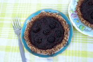Blackberry Tart with Nut Crust (Gluten Free)