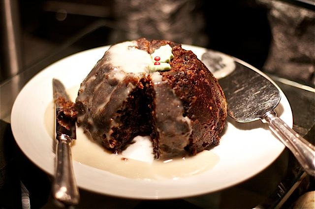 Christmas Pudding at The Athenaeum Pudding Parlour