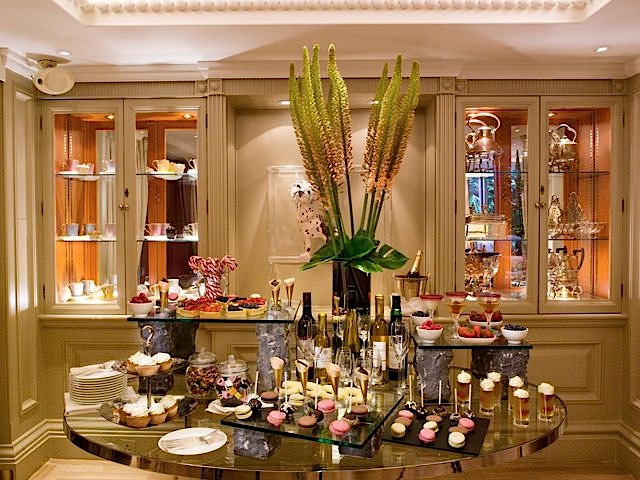 Dessert table at The Athenaeum Pudding Parlour