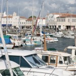 Saint Martin de Ré Harbour Scene with boats