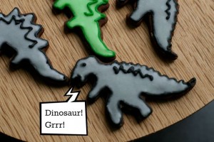Dinosaur cookies
