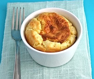 Goats Cheese Soufflés with Thyme