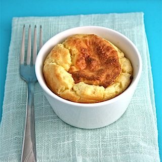 Goats Cheese Soufflés with Thyme