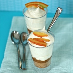 Orange Syllabub with Biscoff Base