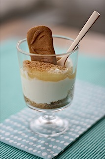 Quark Lemon Cheesecake with Biscoff