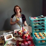Sarah Trivuncic writer of Maison Cupcake at the Walthamstow Appetite Food Fair 2013 Photo credit Stella Creasy