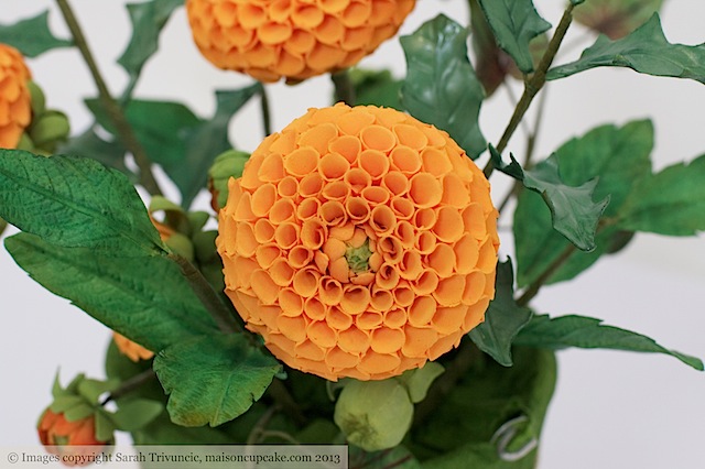 Realistic Sugar Flowers at Squires Kitchen Exhibition