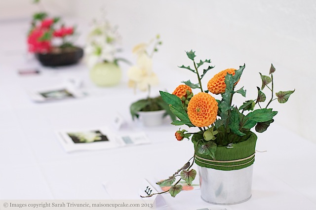 Realistic Sugar Flowers at Squires Kitchen Exhibition