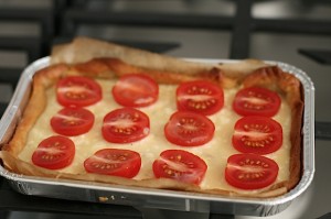 Boursin Quiche with Tomato