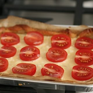 Boursin Quiche with Tomato