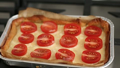 Boursin Quiche with Tomato