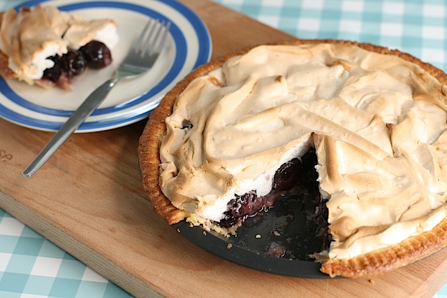 Cherry Meringue Pie