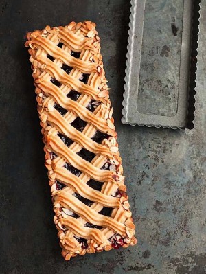 Linzer Torte with Melting Moment Topping