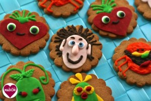 Cloudy with a Chance of Meatballs Character Cookies