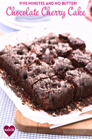 Chocolate Cherry Yogurt Cake