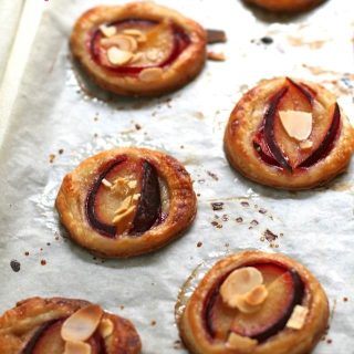 Plum and Almond Galettes