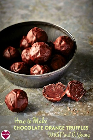 Chocolate orange truffles
