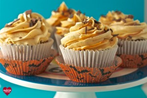 Sweet Potato Cupcakes With Salt Caramel Icing