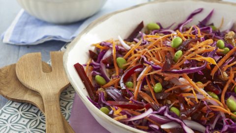 Beetroot and Edamame Bean Salad