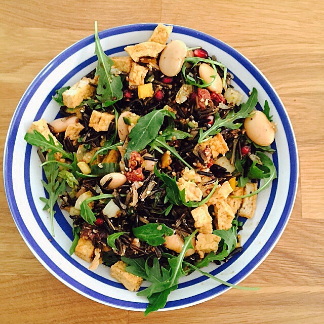 rocket chickpeas salad