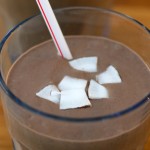 Dairy Free Chocolate Smoothie With Pumpkin Seed Butter made with reduced fat coconut milk and oats for a filling breakfast drink to start your day