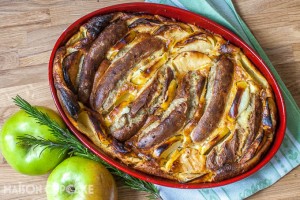 Toad in the Hole with Bramley Apple