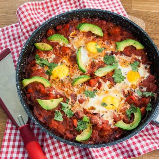 Baked Eggs with Avocado