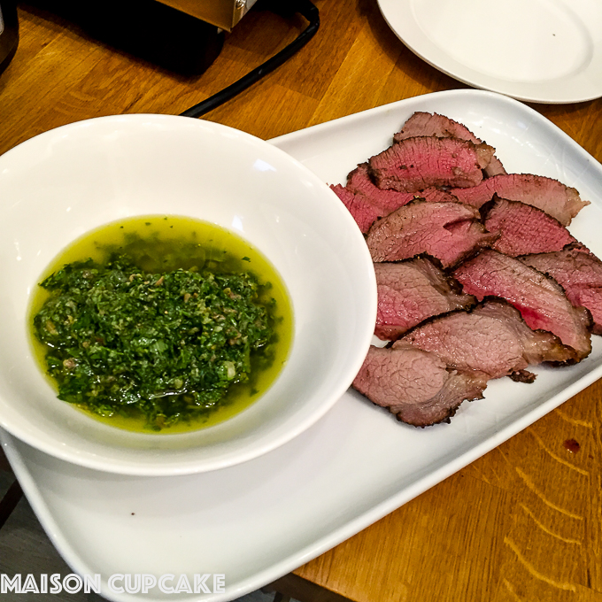 Beef with salsa verde via @maisoncupcake at development.maisoncupcake.com