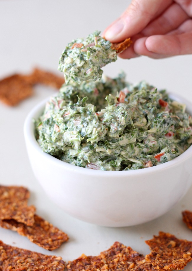 Healthy Spinach Dip: Six easy dip recipes at development.maisoncupcake.com