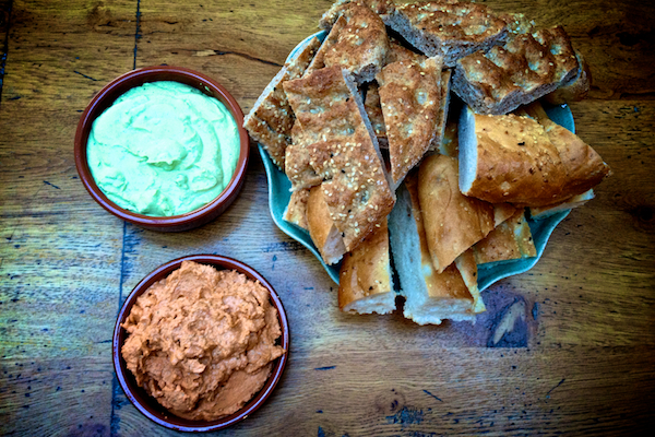 Feta pea and mint dip: Six easy dip recipes at development.maisoncupcake.com