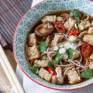Quorn Soba Noodles with green tea