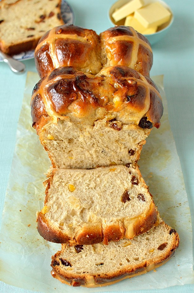 Hot Cross Bun Loaf