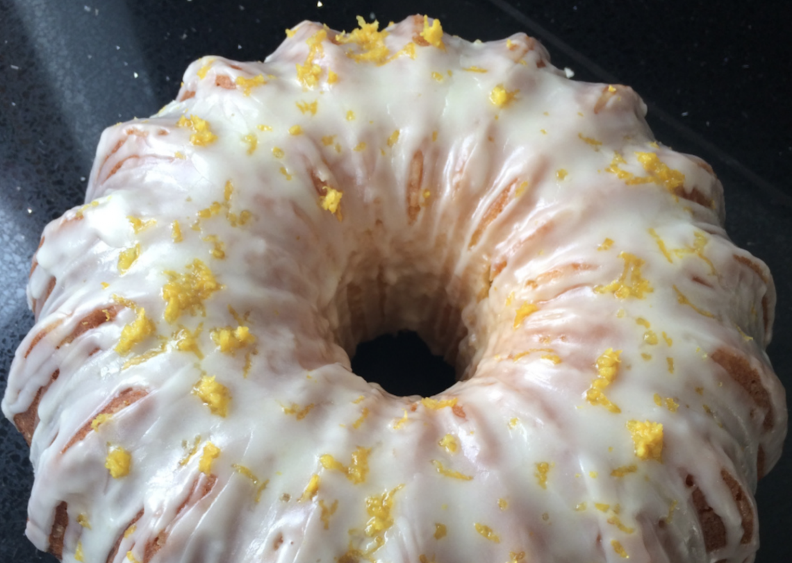 Lemon drizzle bundt Baked to Imperfection