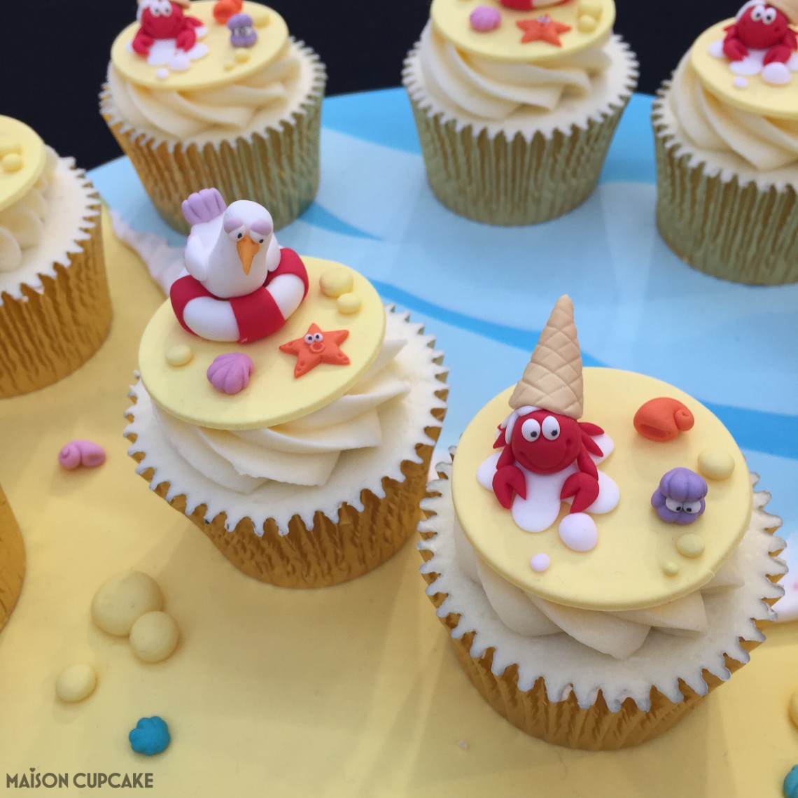 Seaside cupcakes 