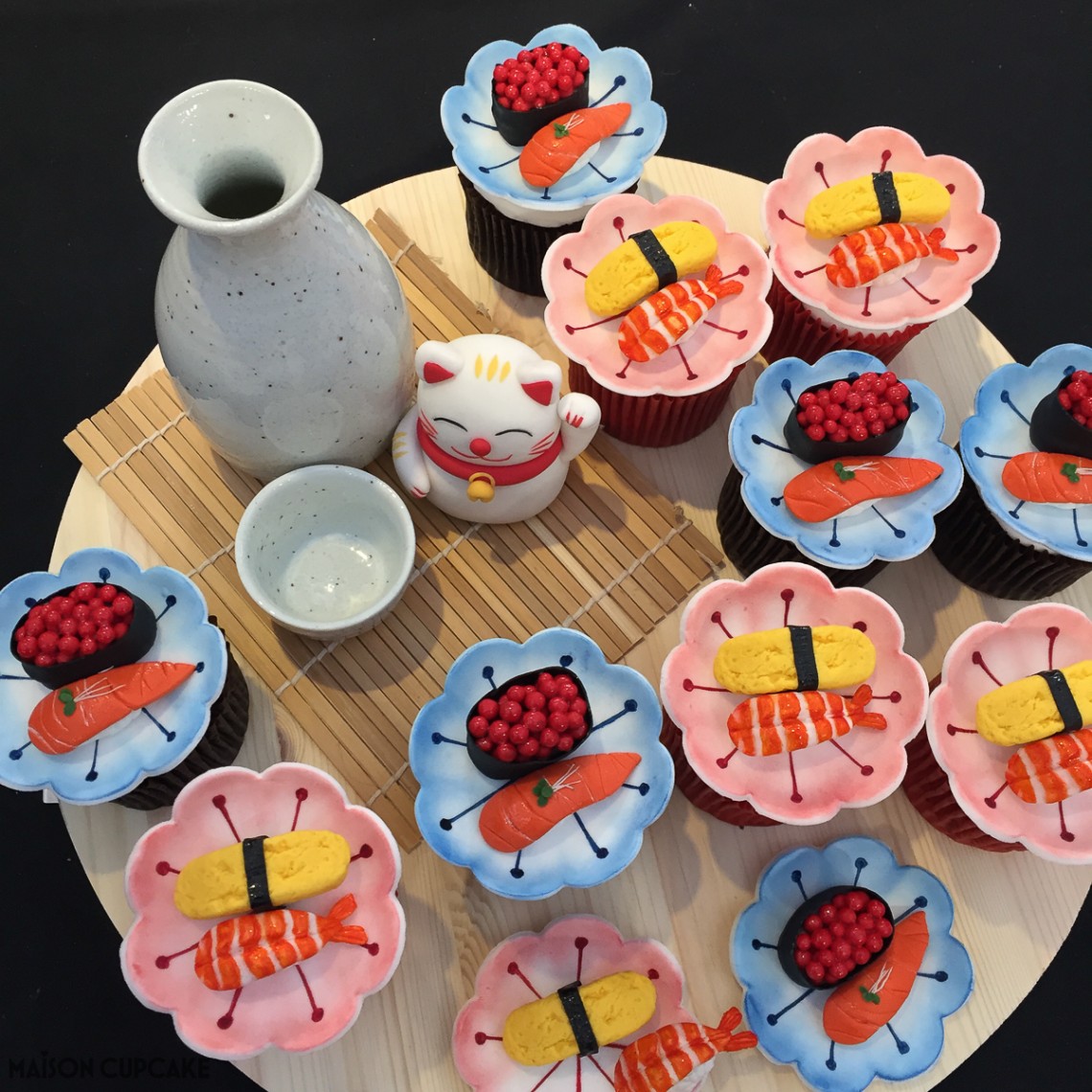 Sushi Cupcakes by Hye Eun Lee