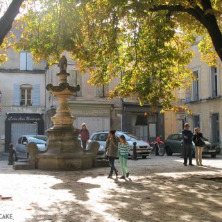 St Remy de Provence is packed with pretty squares and streets like this