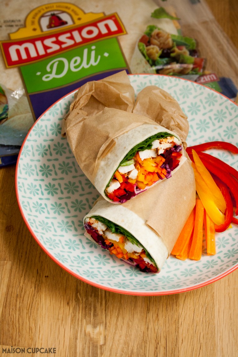 Eat the rainbow with these spicy chicken burrito wraps - original recipe with step by step photos how to make the perfect wrap