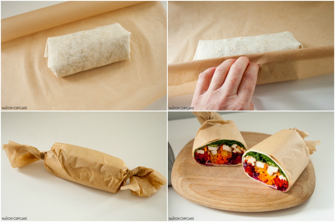 Eat the rainbow with these spicy chicken burrito wraps - original recipe with step by step photos how to make the perfect wrap